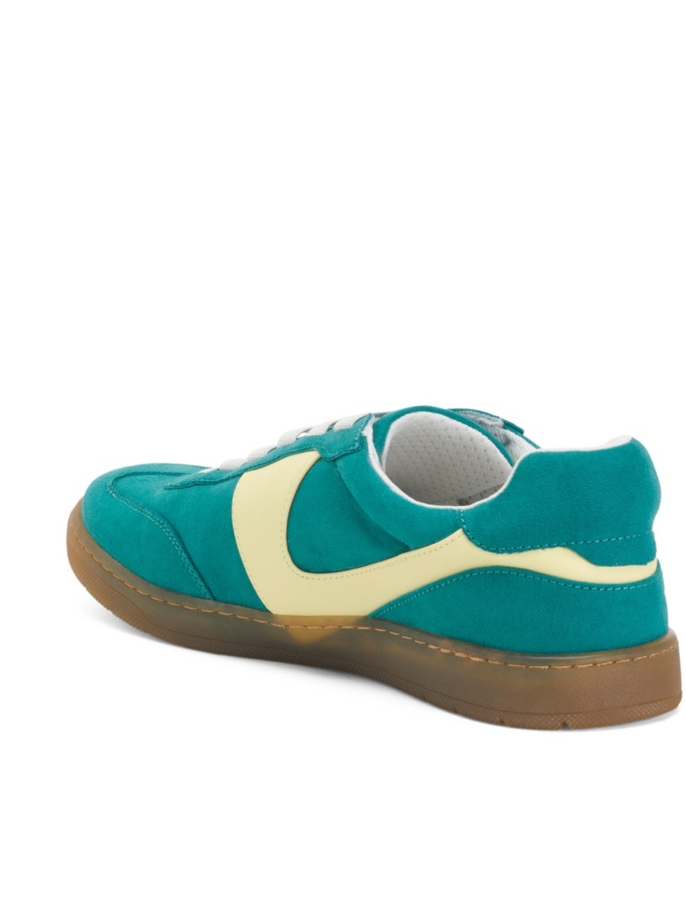 Franco Sarto Teal Suede ponti sneakers NWT - Picture 4 of 6